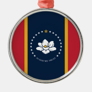 Ornement En Métal Nouveau drapeau d'État de l'ornement en céramique