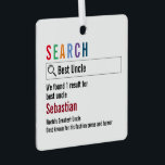 Ornement En Métal Nouveauté Internet Résultats de recherche Personna<br><div class="desc">Nouveauté Internet Résultats de recherche humour personnalisé pendaison ornement par Ricaso. Idée cadeau parfaite. Complétez les options de recherche et les informations sur les résultats. Cadeaux de plaisir personnalisables pour amis,  famille,  collègues de travail,  enseignant etc</div>