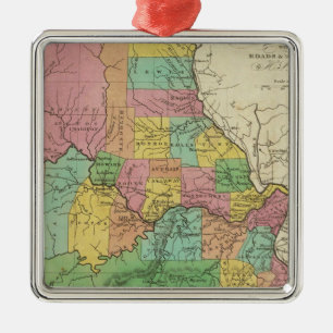 Ornement En Métal Nouvelle Carte Du Missouri