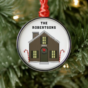 Ornement En Métal Nouvelle maison