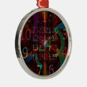 Ornement En Métal Numéros psychadéliques motif, design fascinant (Droite)