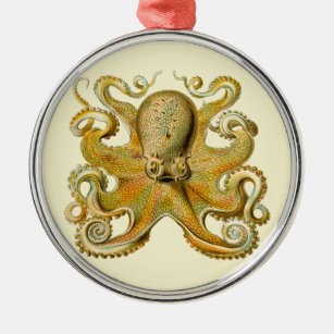 Ornement En Métal Octopus illustration antique monstre marin
