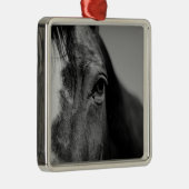 Ornement En Métal OEuvre d'oeil noir blanc (Droite)