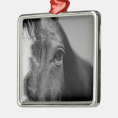 Ornement En Métal OEuvre d'oeil noir blanc (Gauche)