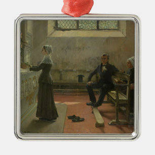 Ornement En Métal Offre à la Vierge le jour après