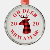 Ornement En Métal Oh Deer Qu'a fait Buffalo 2020 (Devant)