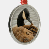 Ornement En Métal Oie du Canada sur le lac (Droite)