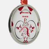 Ornement En Métal Oki Dokie Père Noël ! (Droite)