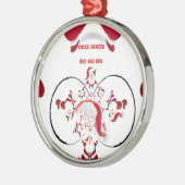 Ornement En Métal Oki Dokie Père Noël ! (Gauche)