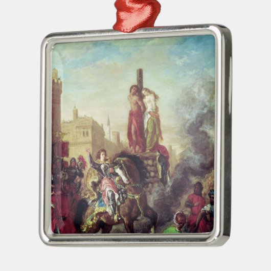 Ornement En Métal Olinda et Sophronia sur le Pyre (Gauche)