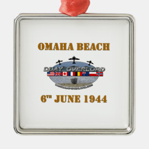 Ornement En Métal Omaha Beach 6 juin 1944