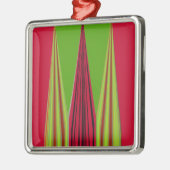 ORNEMENT EN MÉTAL OR ROUGE VERT (Gauche)