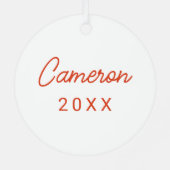 ORNEMENT EN MÉTAL OSU (Verso)