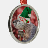 Ornement En Métal Otter Christmas ornament (Droite)