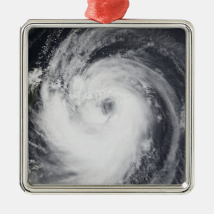 Ornement En Métal Ouragan Chaba dans l'océan pacifique occidental