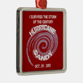 Ornement En Métal Ouragan Sandy (Droite)