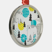 Ornement En Métal Ours polaire (Droite)