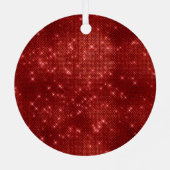 Ornement En Métal Ours polaire avec Peppermenthe rouge blanc écaille (Verso)