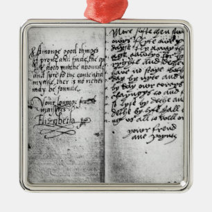 Ornement En Métal Page de manuscrit