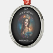 Ornement En Métal Pageant Queen Christmas Ornament (Gauche)