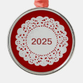 Ornement En Métal Paillettes en papier (Devant)