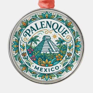 Ornement En Métal Palenque Mexique