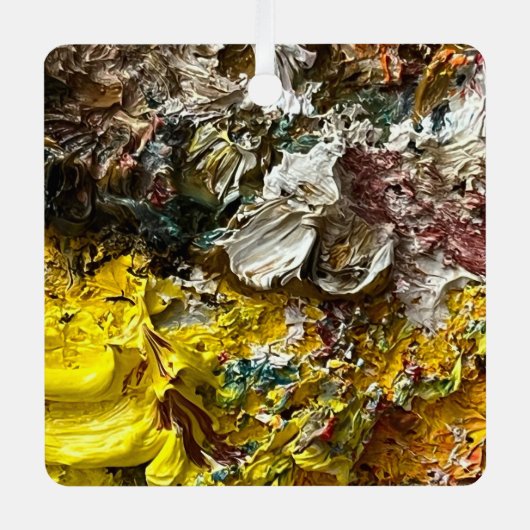 Ornement En Métal Palette de l'artiste #1 (Recto)