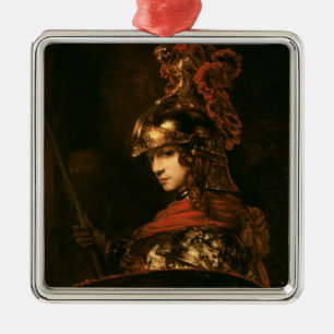 Ornement En Métal Pallas Athéna ou, figure blindée, 1664-65