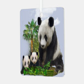 Ornement En Métal Panda Bears (Avant gauche)
