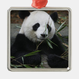 Ornement En Métal Panda géant