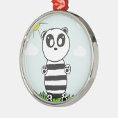 Ornement En Métal Panda Kids (Gauche)