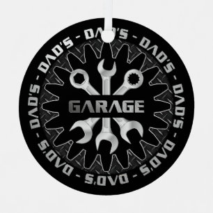 Ornement En Métal Papa adorera ce Garage Noël