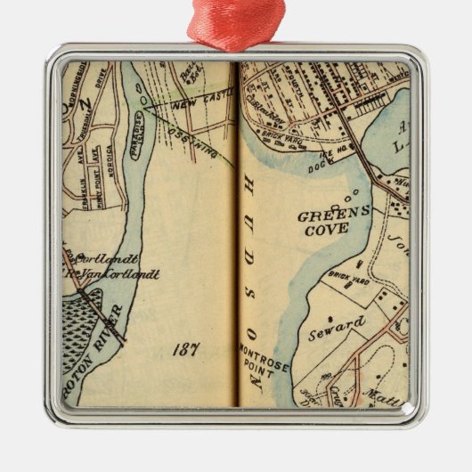 Ornement En Métal Parc de Harmon, New York (Devant)