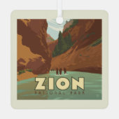 Ornement En Métal Parc national de Zion | Les Étroits (Verso)