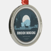 Ornement En Métal Parc national des Brecon Beacons Deer (Droite)