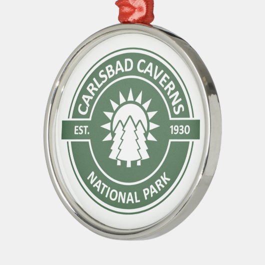 Ornement En Métal Parc national des Cavernes Carlsbad (Gauche)