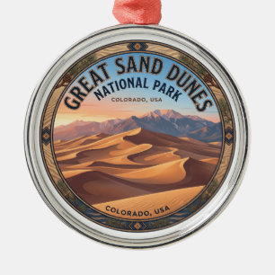Ornement En Métal Parc national des Great Sand Dunes Mosca Colorado