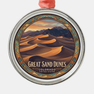 Ornement En Métal Parc national des Great Sand Dunes Mosca Colorado
