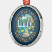 Ornement En Métal Parc national des lacs Plitvice Croatie en état de (Gauche)