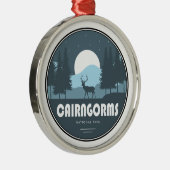 Ornement En Métal Parc national du Caire Ecosse Cerf (Droite)