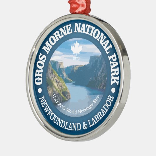 Ornement En Métal Parc national du Gros Morne (Gauche)
