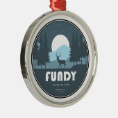 Ornement En Métal Parc national Fundy Deer (Droite)