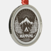 Ornement En Métal Parc provincial Manning (Droite)