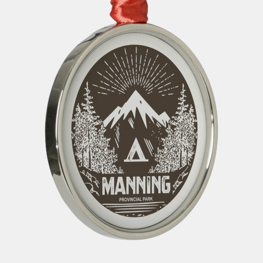 Ornement En Métal Parc provincial Manning (Droite)
