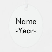 Ornement En Métal Parce que les coups (Verso)