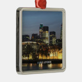 Ornement En Métal Paris :J'aime Londres (Droite)