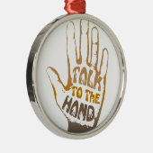 Ornement En Métal Parler À La Main (Droite)