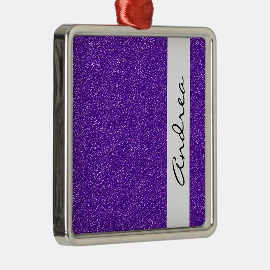 Ornement En Métal Parties scintillant violette, Arrière - plan Parti (Droite)