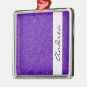 Ornement En Métal Parties scintillant violette, Arrière - plan Parti (Gauche)