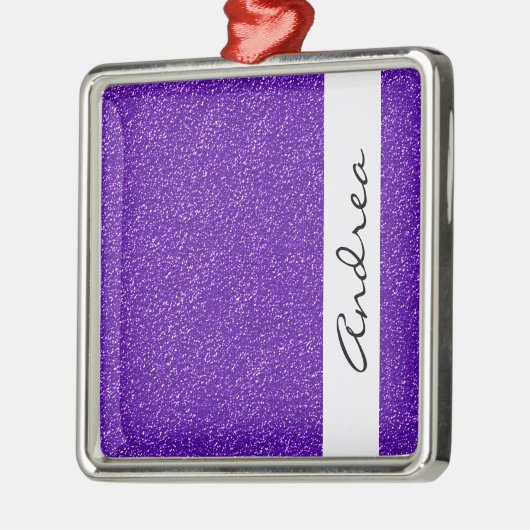 Ornement En Métal Parties scintillant violette, Arrière - plan Parti (Gauche)